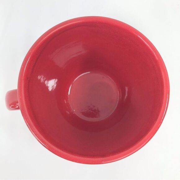 STARBUCKS Barista 2001 30th Anniversary Red White Classic 18 oz Coffee Mug - Picture 8 of 12